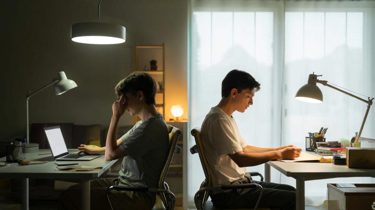 Der überraschende Zusammenhang zwischen Licht im Raum und deiner Konzentrationsfähigkeit