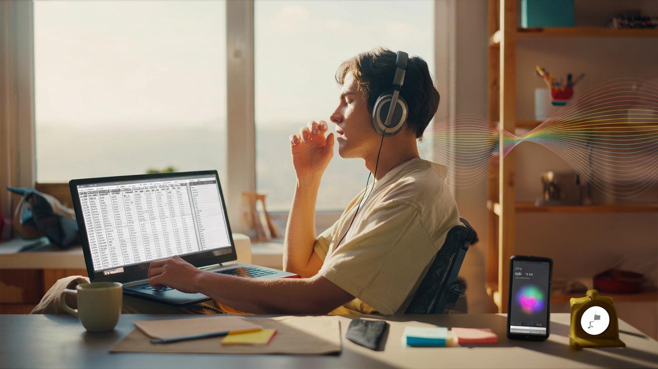 Warum dein Gehirn Musik im Hintergrund nutzt, um monotone Aufgaben leichter zu erledigen