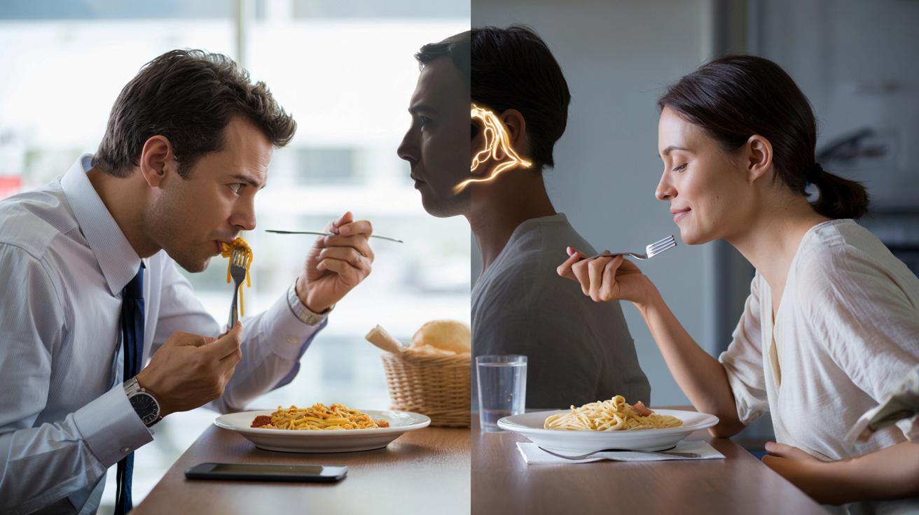Warum Menschen, die langsam essen, häufiger satt werden – ein Signalmechanismus zwischen Magen und Gehirn